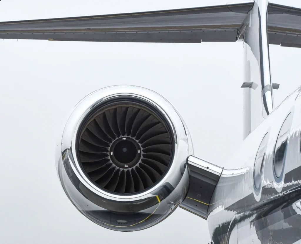 Motor de um cessna 650